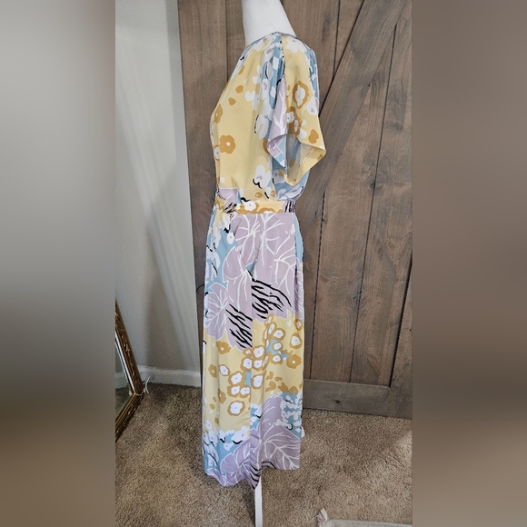 Vintage JOHN MEYER 2 Piece Skirt/top Set In Retro Floral Pastel Print. Size S/M - Picture 16 of 16